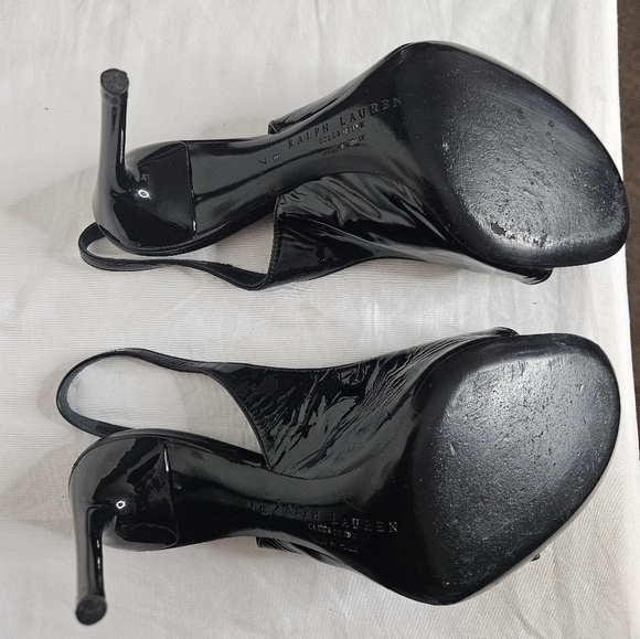 Ralph Lauren Purple label Patent Leather  Slingbacks - Picture 4 of 8